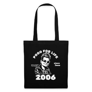 20th Birthday Pogo for life since 06/2006 - Tote Bag - black - Front