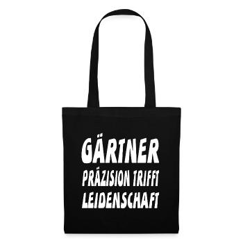 Gärtner - Stoffbeutel - Schwarz - Vorne