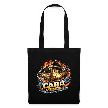 Carp vibes - Tote Bag - black - Front