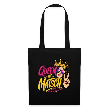 Queen of Matsch - Stoffbeutel - Schwarz - Vorne
