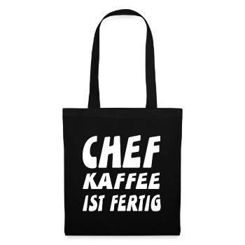 Chef - Stoffbeutel - Schwarz - Vorne