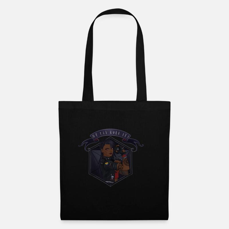 We can roll it! Black - Tote Bag - black