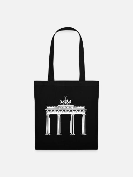 Brandenburger Tor Berlin - Stoffbeutel - Schwarz