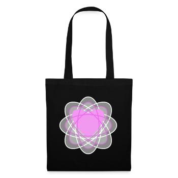 Wedding Heart Pink Mandala Amour Amour Fan de romance - Sac en tissu - noir - Devant