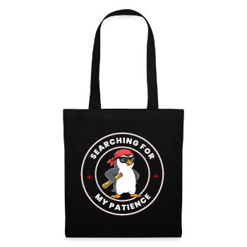 Searching For My Patience Funny - Tote Bag - black - Front