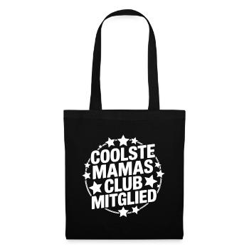 Coolste Mamas Club Mitglied - Stoffbeutel - Schwarz - Vorne