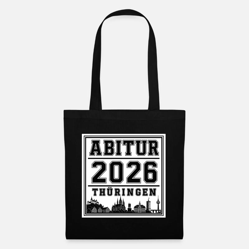 Abitur-2026-Thueringen - Stoffbeutel - Schwarz