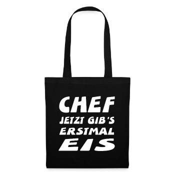 Chef - Stoffbeutel - Schwarz - Vorne