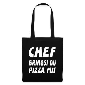 Chef - Stoffbeutel - Schwarz - Vorne