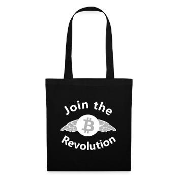 Révolution de l’aile Bitcoin - Sac en tissu - noir - Devant