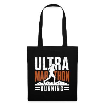 Course d’ultramarathon en détresse - Sac en tissu - noir - Devant