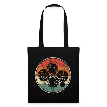 Boccia and Petanque Vintage Graphic Boccia Balls - Tote Bag - black - Front