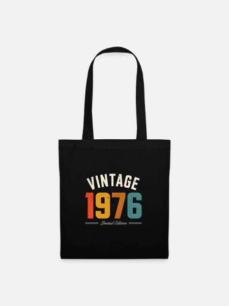 Vintage 1976 Limited Edition - Tote Bag - black