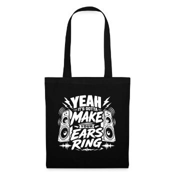 Music that makes the festival moment unforgettable - Tote Bag - black - Front