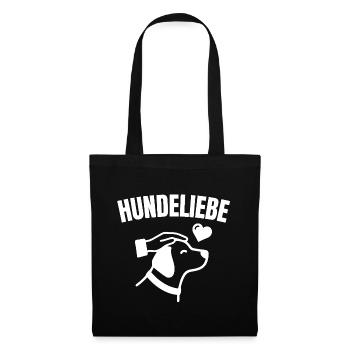 Hundeliebe – Herzensmoment für Hundefreunde - Stoffbeutel - Schwarz - Vorne