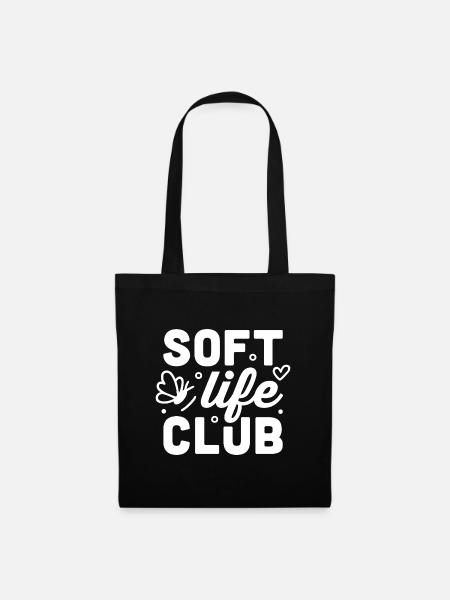 Softlife-Club - Stoffbeutel - Schwarz