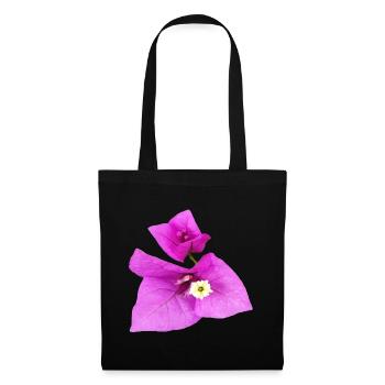 Vibrant_Magenta_Bougainvillea_Flower - Stoffbeutel - Schwarz - Vorne