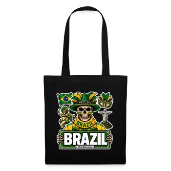 SkullCostume World Edition: Brasilien - Stoffbeutel - Schwarz - Vorne