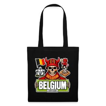 SkullCostume World Edition: Belgium - Tote Bag - black - Front