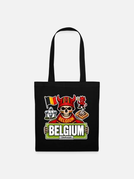 SkullCostume World Edition: Belgium - Tote Bag - black