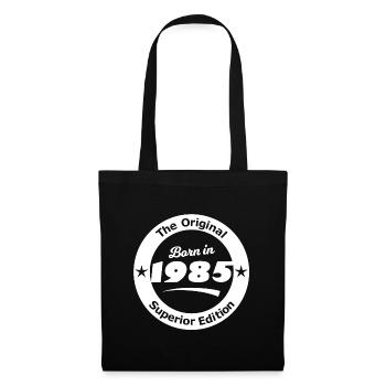 Né en 1985 Édition originale - Sac en tissu - noir - Devant