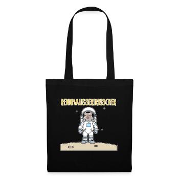 Renn-Maus lustiger Witz Haustier-Humor Geschenk - Stoffbeutel - Schwarz - Vorne