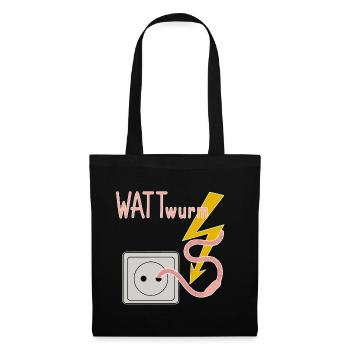 Lugworm Ambiguous Joke Dad Humor Gift Idea - Tote Bag - black - Front