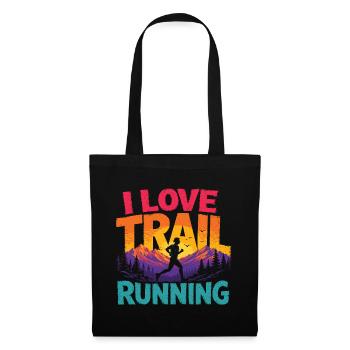 I Love Trail Running - Tote Bag - black - Front