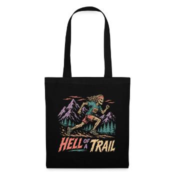 Course sur sentier - Un sacré sentier - Sac en tissu - noir - Devant