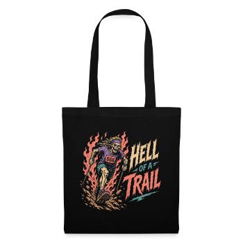 Course sur sentier - Un sacré sentier - Sac en tissu - noir - Devant