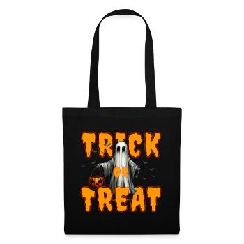 BONBONS OU SORT - Sac en tissu - noir - Devant