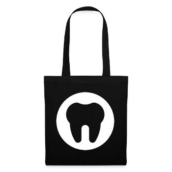 Dentiste, dentiste, cabinet dentaire - Sac en tissu - noir - Devant