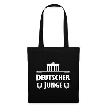 Historische Berliner Silhouette - Stoffbeutel - Schwarz - Vorne