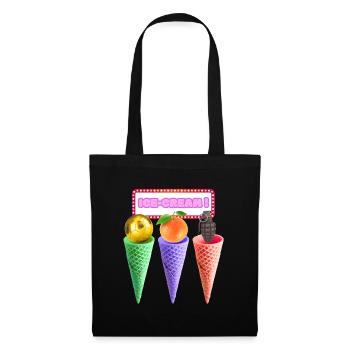 Neon Cream Trio Mashup - Tote Bag - black - Front
