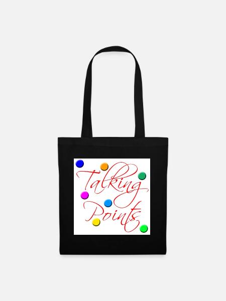 Talking Points - Stoffbeutel - Schwarz