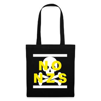 PAS DE NZS, PLUS JAMAIS, D’ANTIFASCISME, PAS DE JAUNE AFD - Sac en tissu - noir - Devant