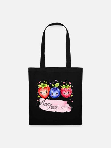 Trio des meilleurs amis de Berry - Sac en tissu - noir