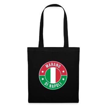 Marano di Napoli Round Emblem - Tote Bag - black - Front