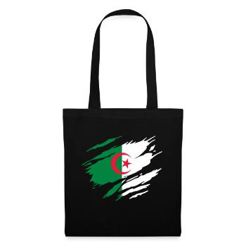 Algerian Flag of Algeria - Tote Bag - black - Front