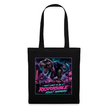 Not a Responsible Adult Meme - Tote Bag - black - Front
