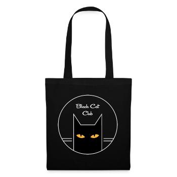 Black cat - Tote Bag - black - Front
