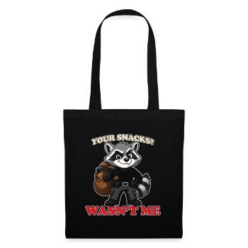 Your Snacks Wasn’t Me Funny Raccoon Thief Mascot - Tote Bag - black - Front