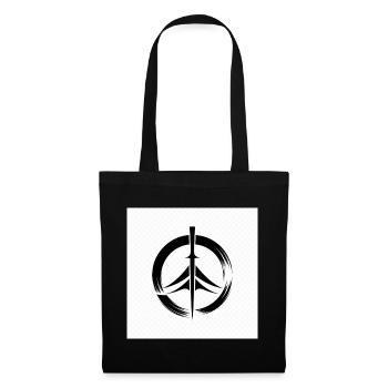 Cercle Zen du Japon - Sac en tissu - noir - Devant