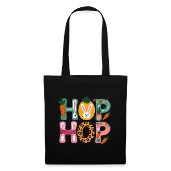 Hip Hop Easter Day - Stoffbeutel - Schwarz - Vorne