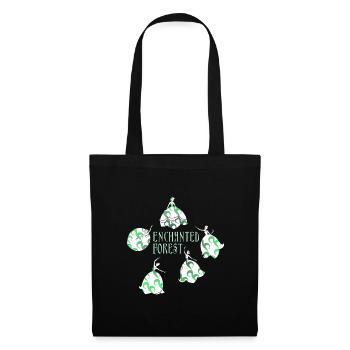 Enchanted Forest – Dancing Lily of the Valley - Tote Bag - black - Front