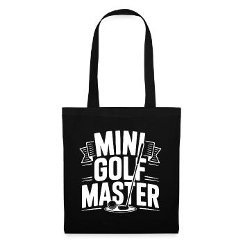 Maître de golf - Sac en tissu - noir - Devant