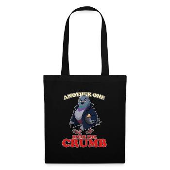 Un autre mord la miette, gangster pigeon drôle. - Sac en tissu - noir - Devant