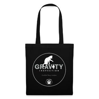Gravität Inspektion Logo - Stoffbeutel - Schwarz - Vorne