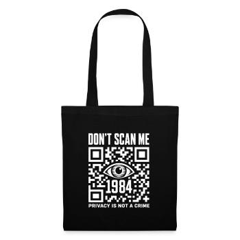 Revue de la surveillance QR Oculaire 1984 - Sac en tissu - noir - Devant