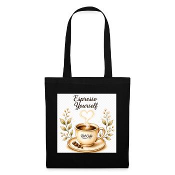 expressoyourself - Stoffbeutel - Schwarz - Vorne